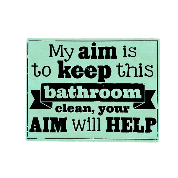 Kirkland Signature Other - Bathroom Home Decor Sign